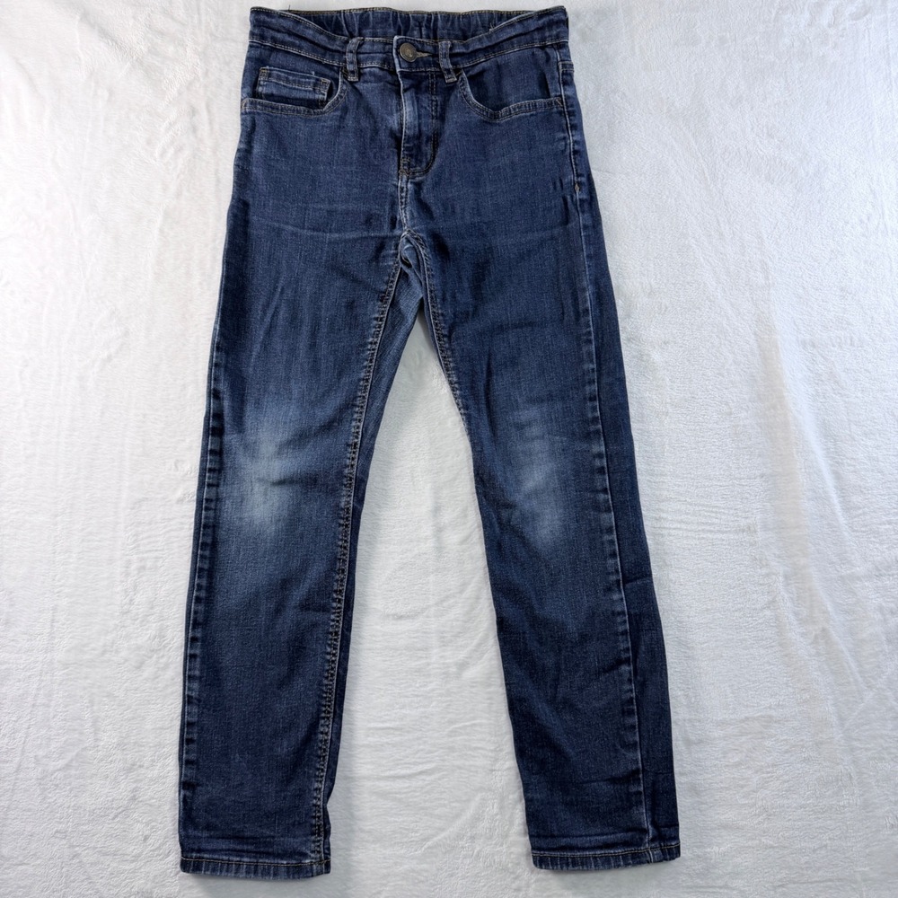 Zara Boys Denim Jeans Blue‎ Faded Five Pocket Size 10 140cm